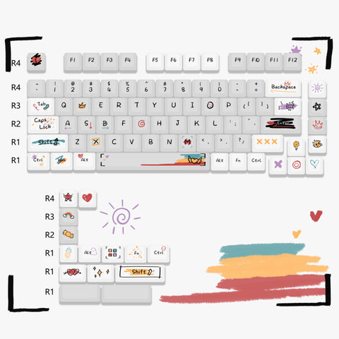 love-letter-to-future-neutral-style-keycaps-set