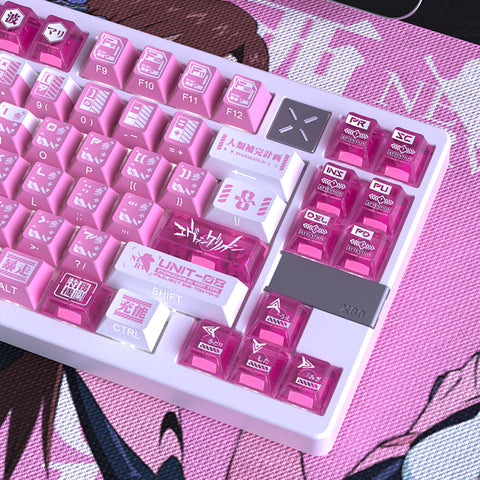 makinami-mari-cherry-profile-pbt-keycaps-set