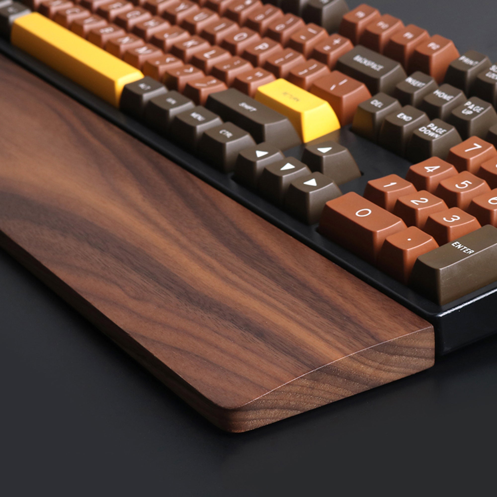 Mechanical Keyboard Solid Wood Wrist Rest KeyGeak