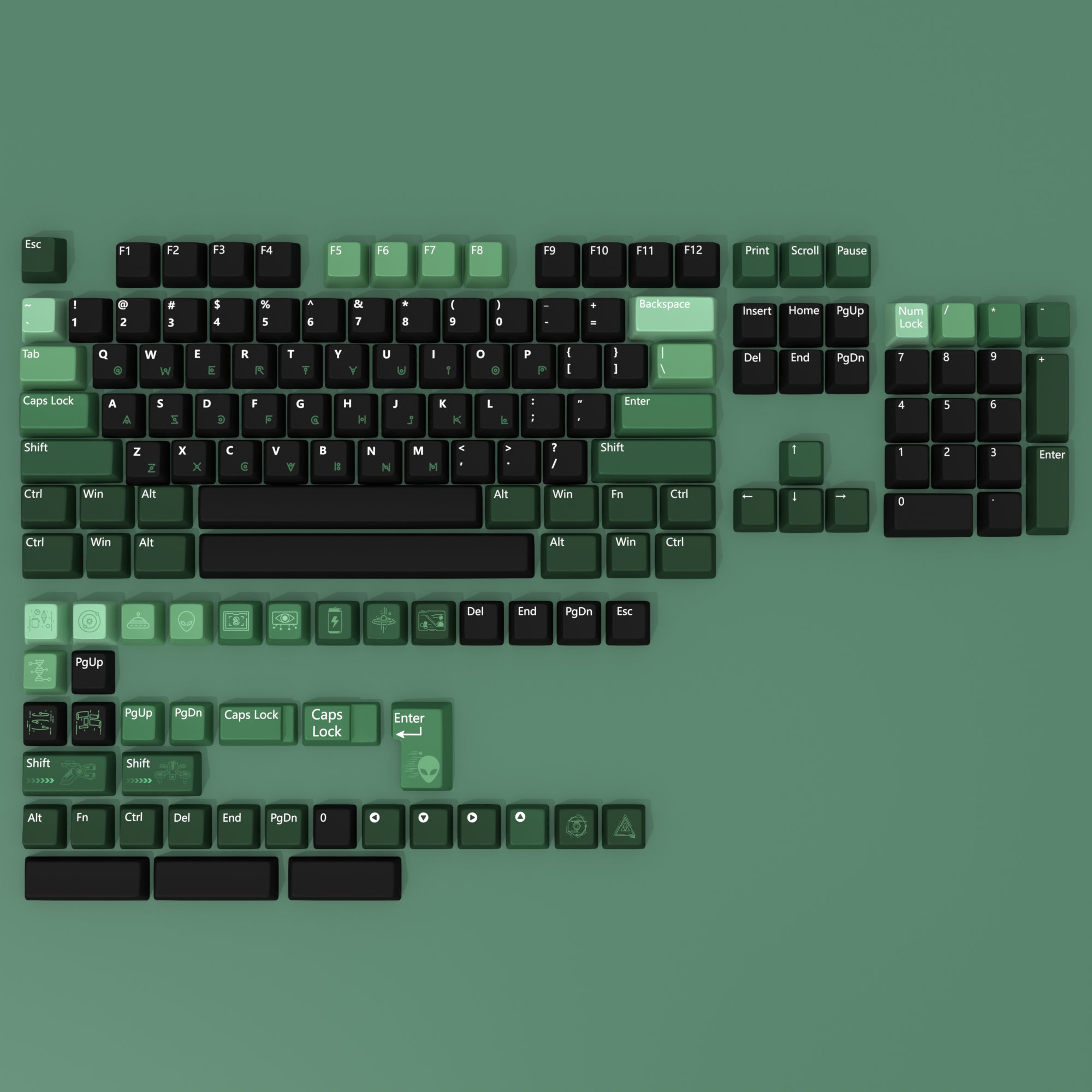 nature-civilization-series-keycap-set-pbt-cherry-profile-unknown-civilization