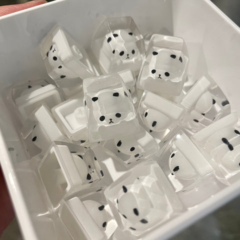 panda-customized-handmade-keycaps