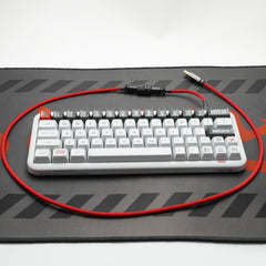 red-black-floral-dancer-custom-handcrafted-mechanical-keyboard-cable