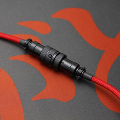 red-black-floral-dancer-custom-handcrafted-mechanical-keyboard-cable