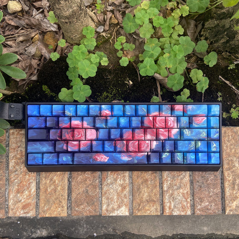 rose-elegy-oil-painting-style-side-engraved-pbt-keycap-set