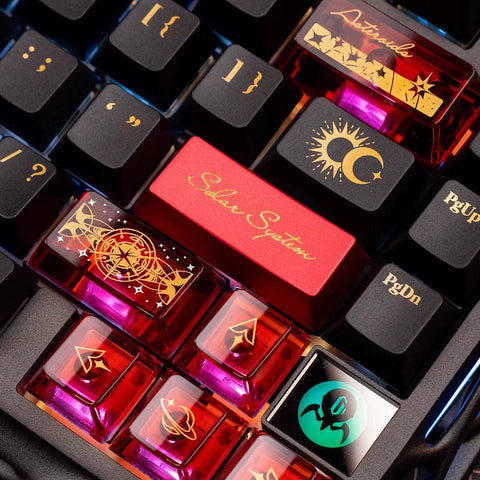solar-system-cherry-profile-pbt-pc-red-shine-through-keycaps-set