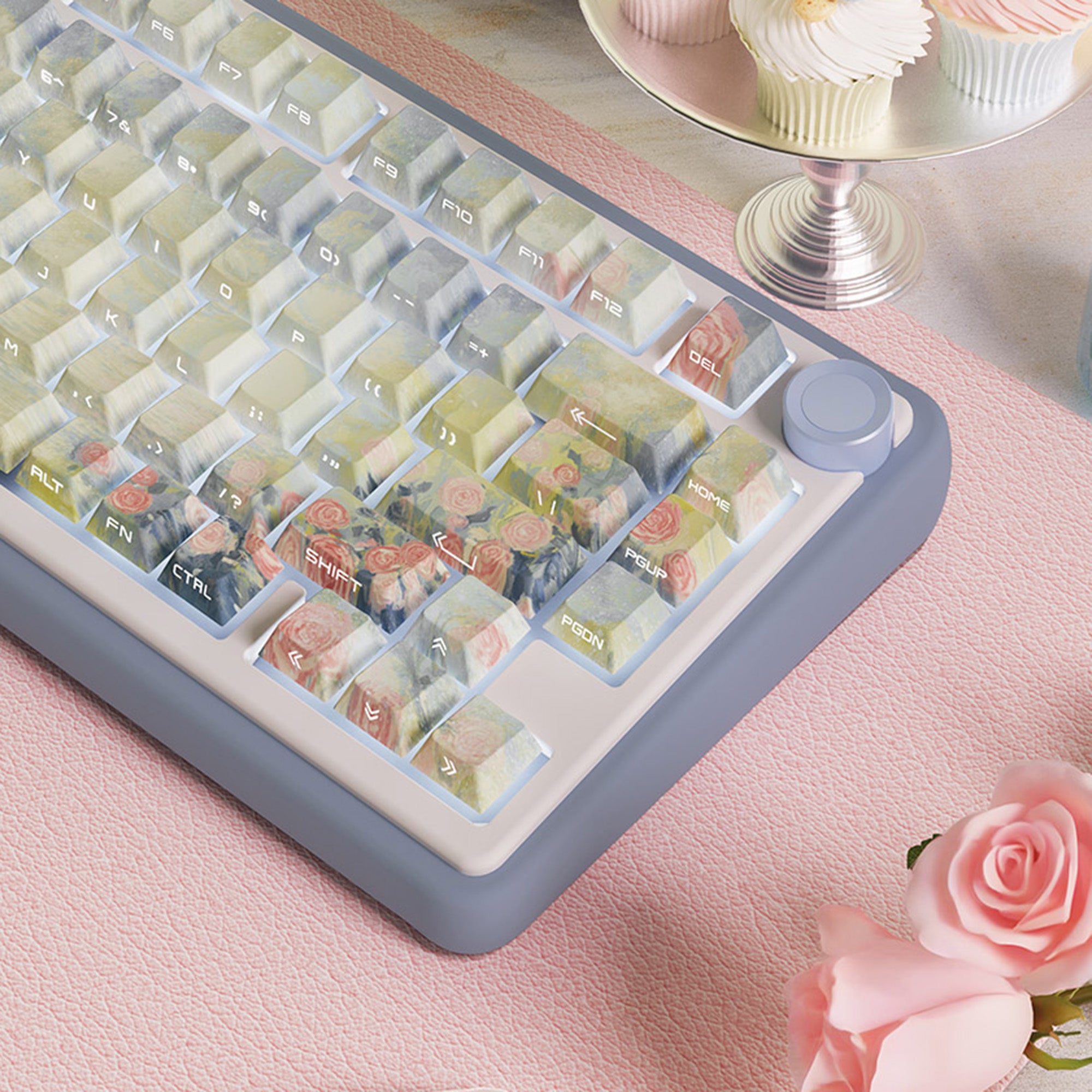 Set Di 8 Tasti Keycaps Baoyujielai Profilo Cherry – PC Resistenti, Colore Classico, Per Tastiere Meccaniche – Sublimazione A Colore