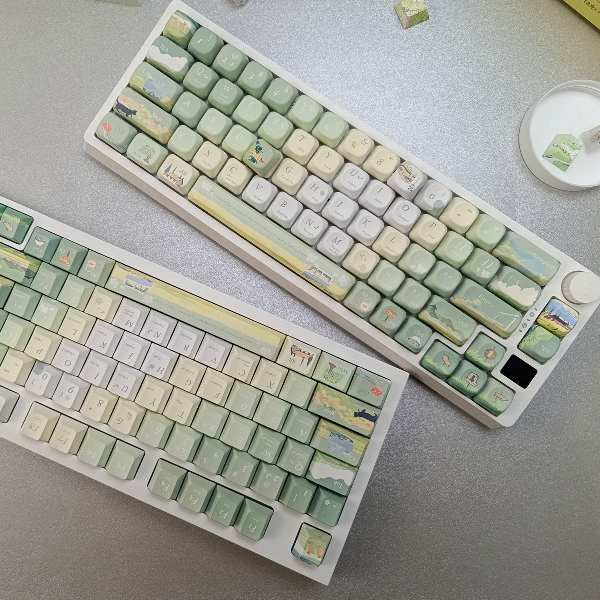 Spring Outing Cherry Profile PBT Keycaps Set – KeyGeak