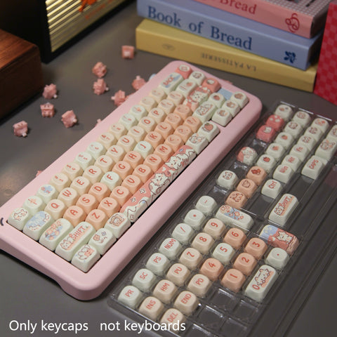 JOLINTAL 142 Keys, Cute Keycaps, MOA Profile, PBT Keycaps JOLINTAL 142 Keys, Cute Keycaps, MOA Profile, PBT Keycaps