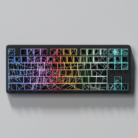 translucent-spider-web-cherry-profile-keycaps-layout