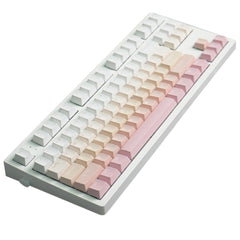 Gradient White Pink Keycaps Set ANSI & ISO Layout – KeyGeak