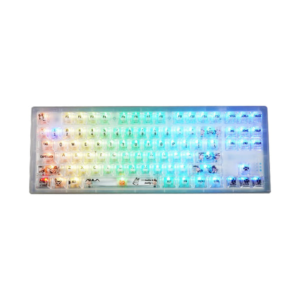 AULA Year Limited Transparent Keycaps Set MDA Profile PC – KeyGeak