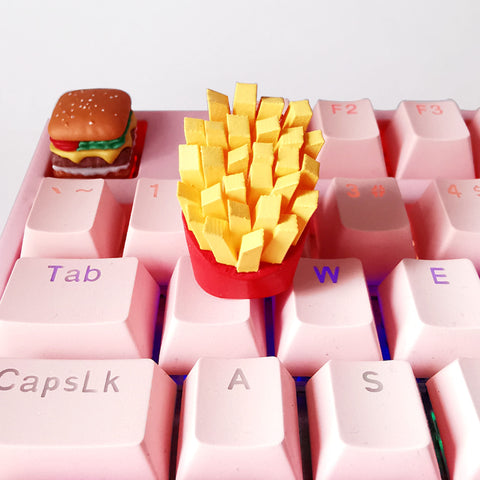 diy-keycaps-French-fries-ABSResin-Keycaps-Handmade-Keycap