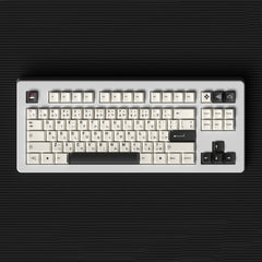 diy-keycaps-[Hurricane]-Black&White-Simple-Japanses-PBT-Keycap-Sets