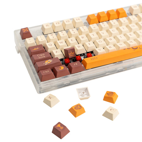 diy-keycaps-Leo-constellation-series-pbt-mechanical-keyboard-keycaps-set