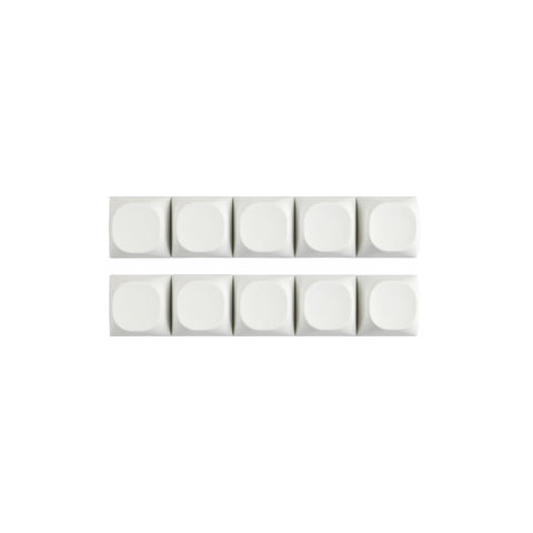 MA-Profile-Keycaps-Cherry-MX-Mechanical-Keyboard-10Pcs-white