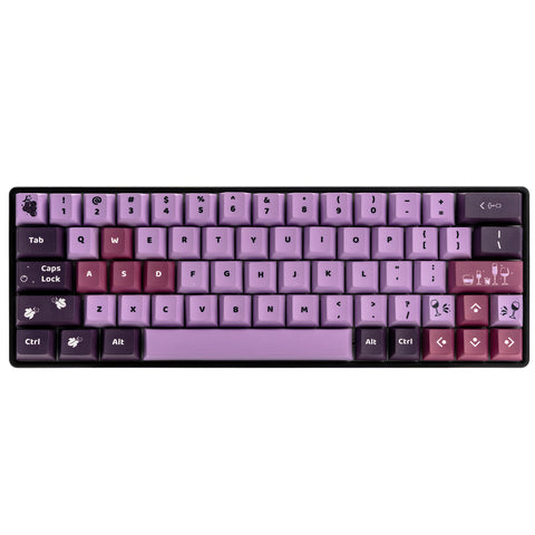 WINE-PBT-CHERRY-PROFILE-KEYCAPS