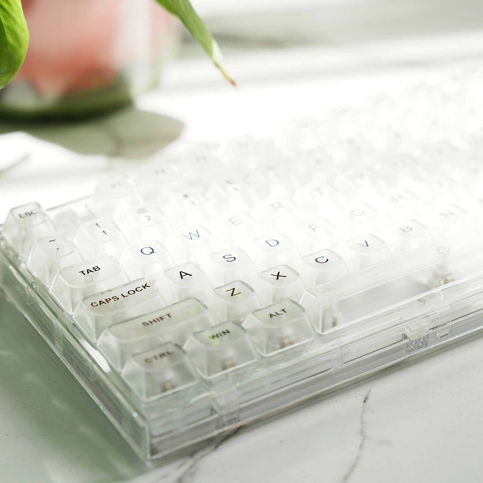 X75 Transparent Mechanical Gaming Keyboard – KeyGeak