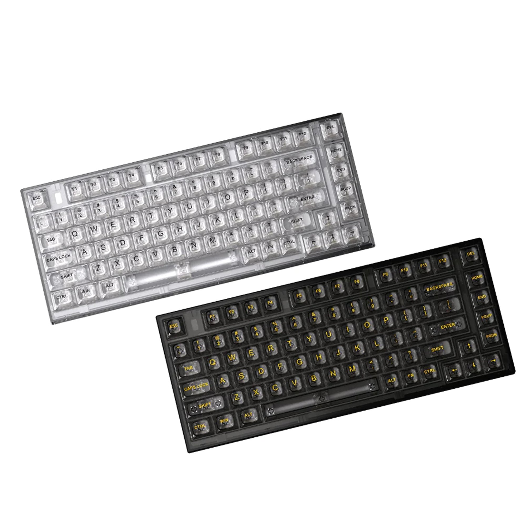 X75 Transparent Mechanical Gaming Keyboard – KeyGeak