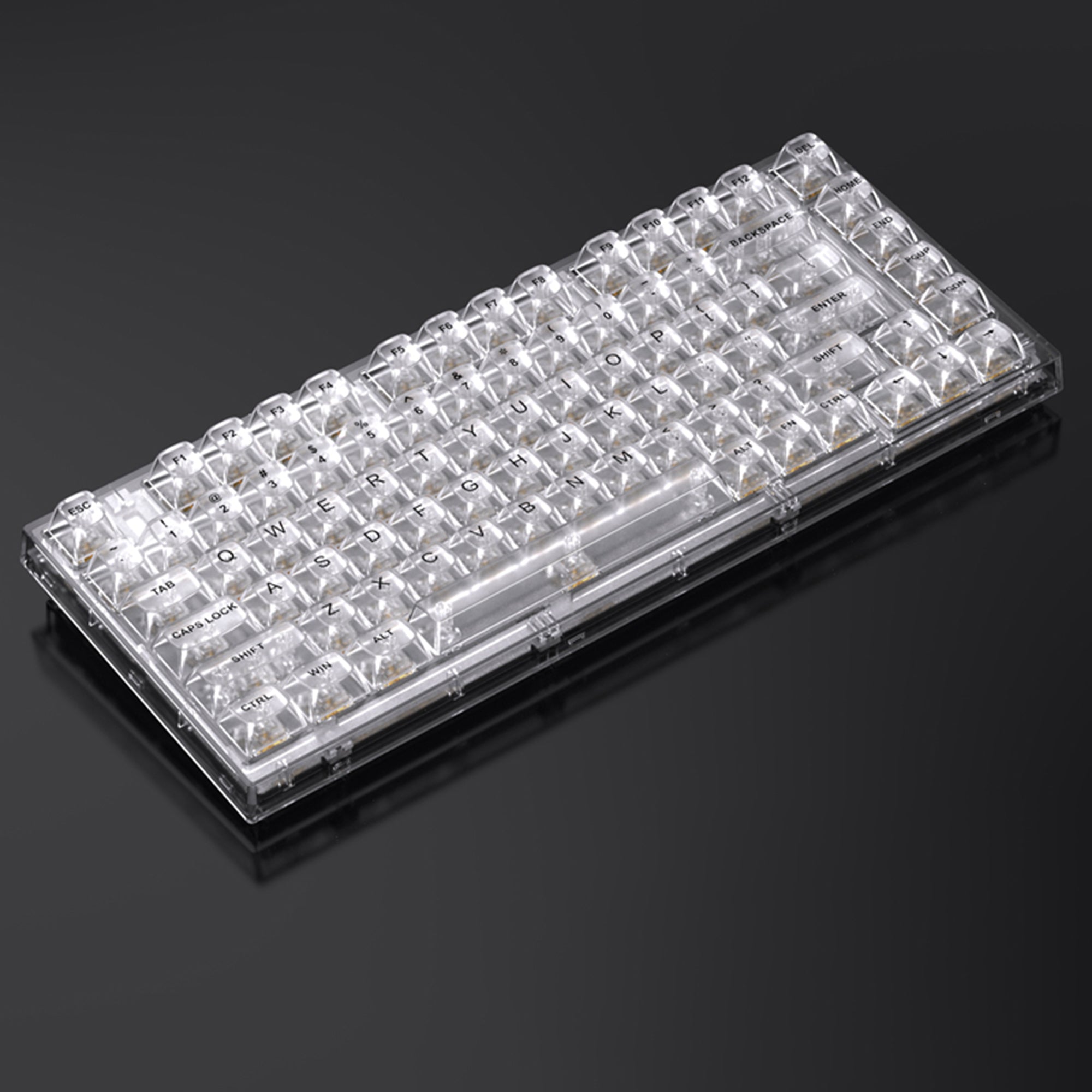 X75 Transparent Mechanical Gaming Keyboard – KeyGeak