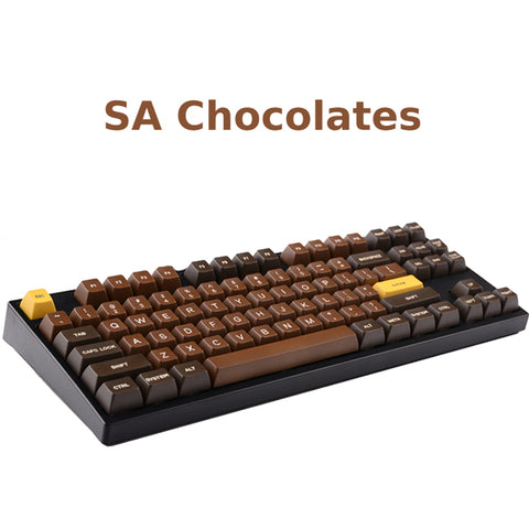 diy-keycaps-chocolate-pbt-keycaps-sa-profile