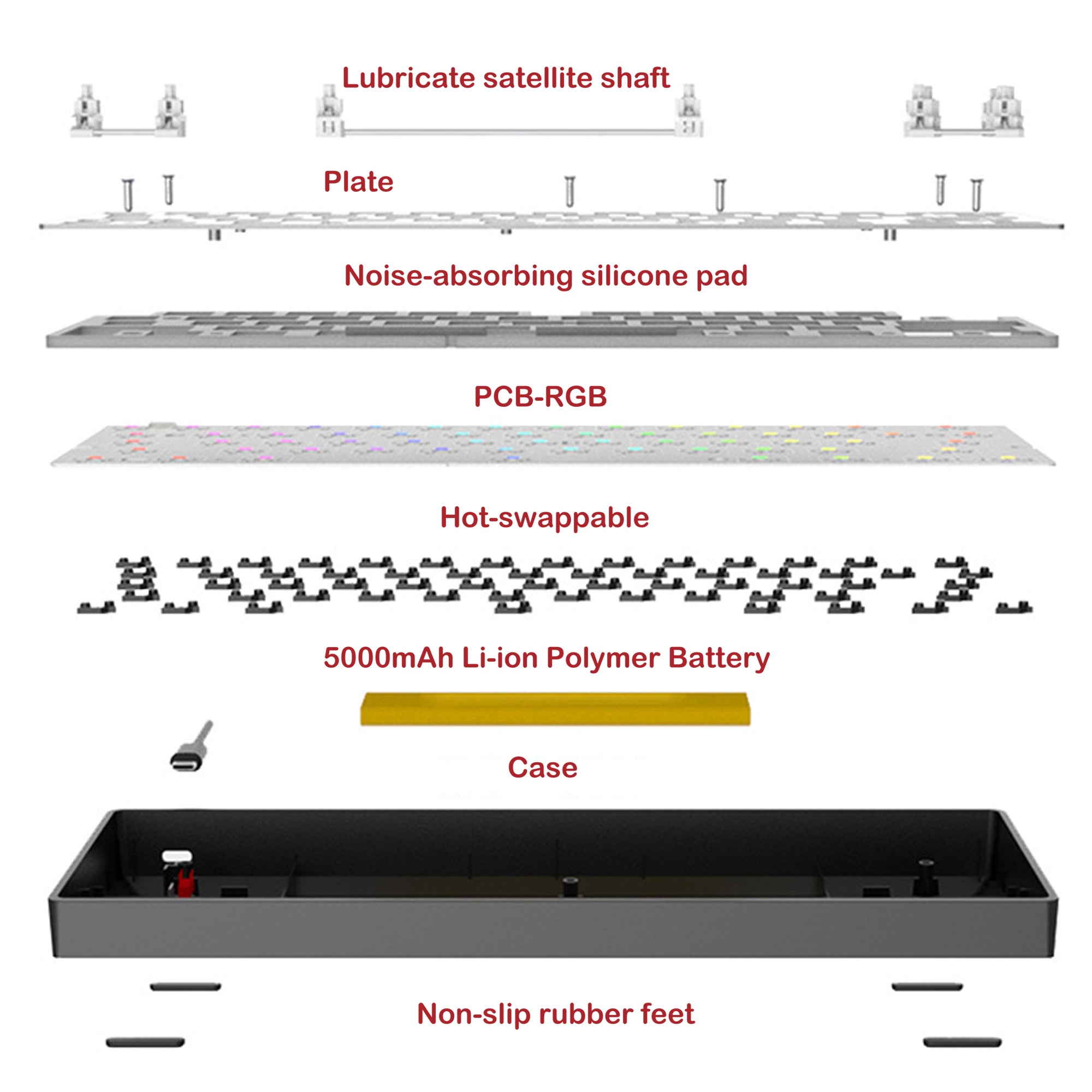 KG·DEMO DM100 Mechanical Keyboard Kit – KeyGeak