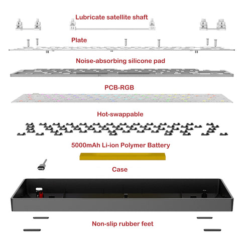 KG·DEMO DM100 Mechanical Keyboard Kit – KeyGeak