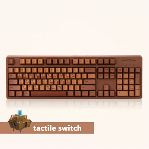 Chocolate 80% Mechanical Keyboard Wired Gaming Keyboard