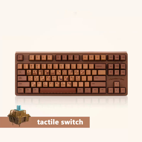 Chocolate 80% Mechanical Keyboard Wired Gaming Keyboard