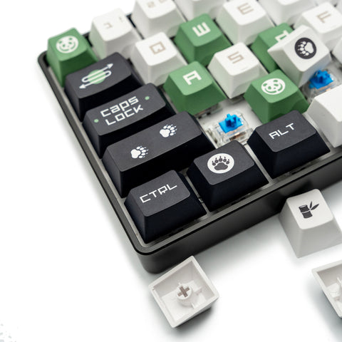 keygeak-bamboo-pbt-keycaps-oem-cherry-profile