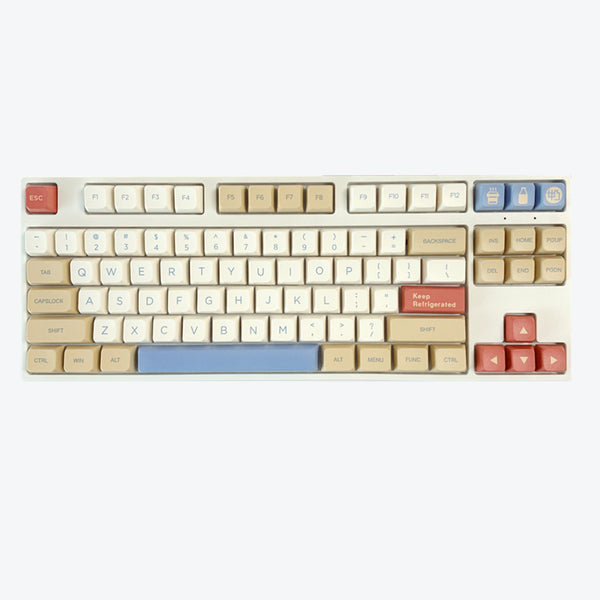 Milk Keycap online Set XDA Profile (PBT Dye-Sub)