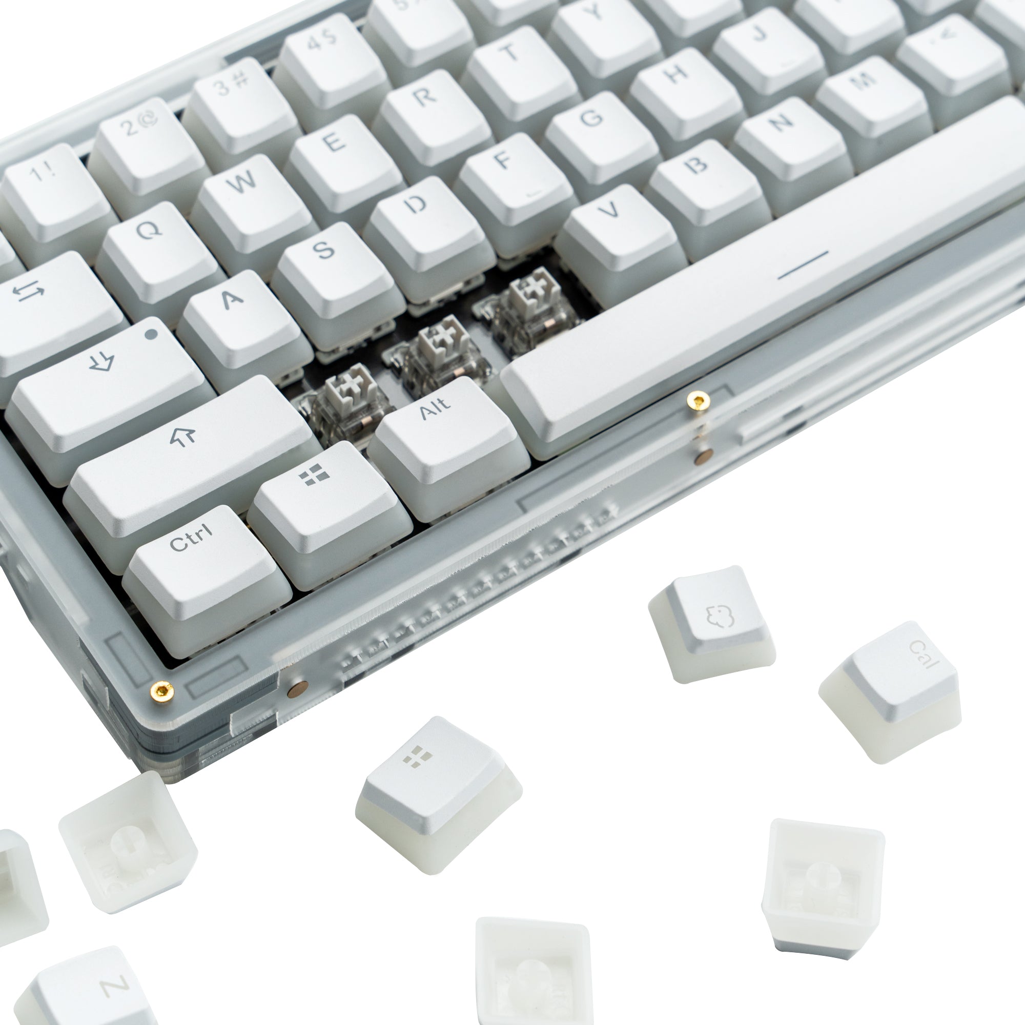 PBT Pudding Keycaps Duallayer keycap Set OEM Profile KeyGeak