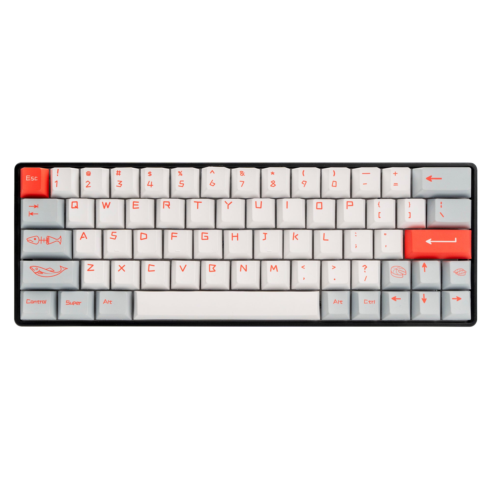 diy-keycaps-salmon-black-white-pbt-tricolor-mechanical-keyboard-keycaps-set